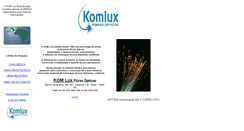 Desktop Screenshot of komlux.com.br